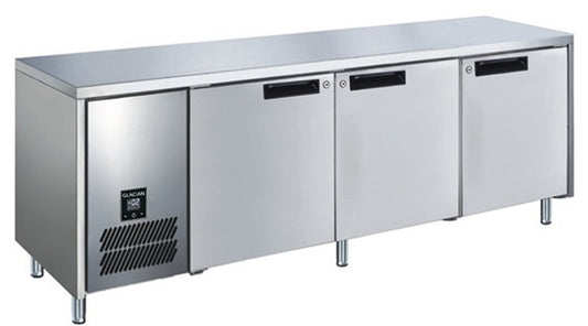 Glacian 3 Door Slimline 660mm Deep Freezer