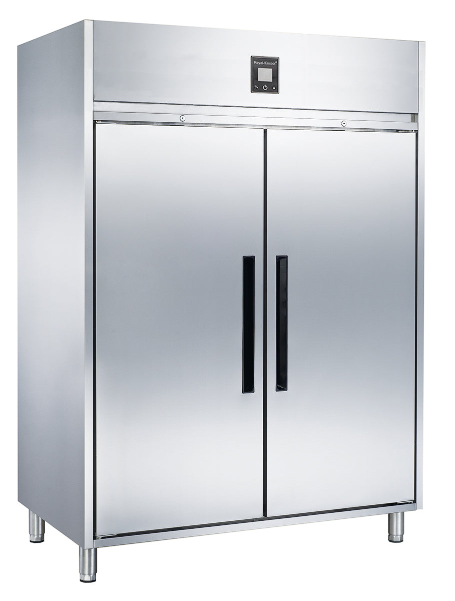 Glacian Stainless Steel Upright 2 Door Fridge