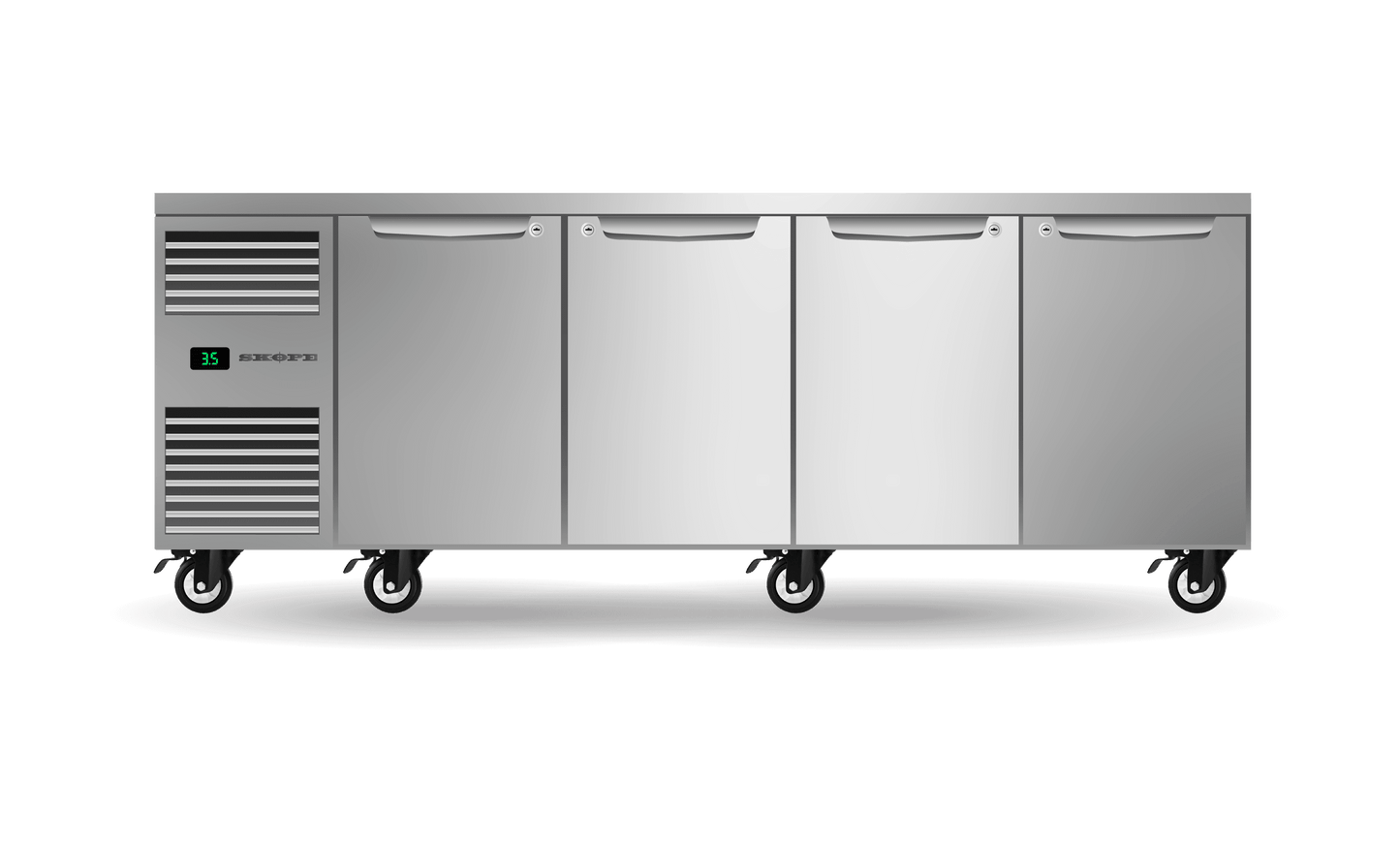 SKOPE Four Solid Door Underbench GN 1/1 Right Hand Fridge