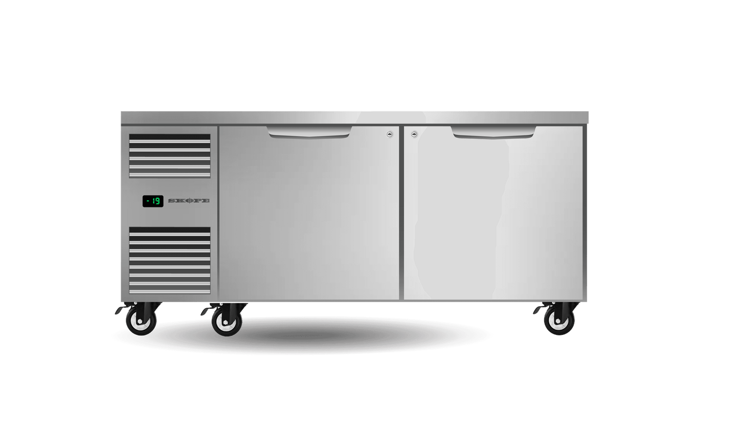 SKOPE Three Solid Door Underbench GN2/1 Fridge