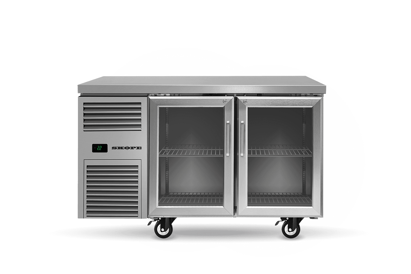 SKOPE ReFlex 4 Solid Door Underbench GN 1/1 Compatible Fridge