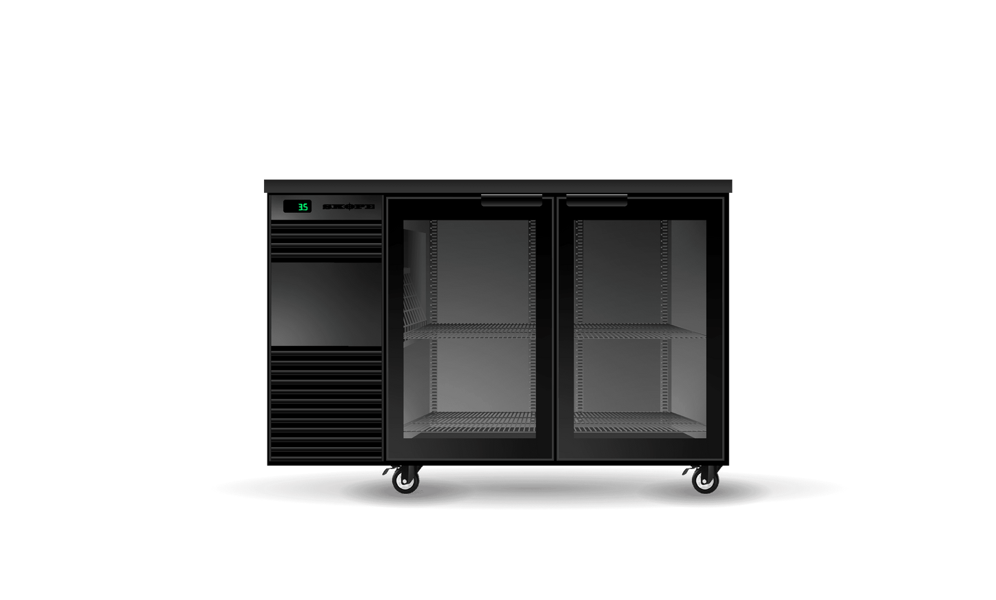 SKOPE SC112N-A 4 Glass Sided Display Fridge
