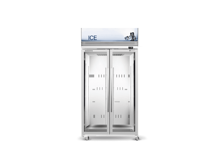 SKOPE TMF650N-Ice 1 Glass Door Upright Display or Storage Freezer