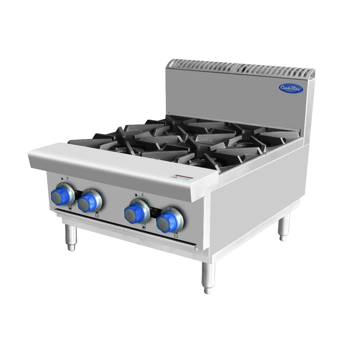 Cookrite OPEN 4 BURNER COOK TOPS NG AT80G4B-C-NG