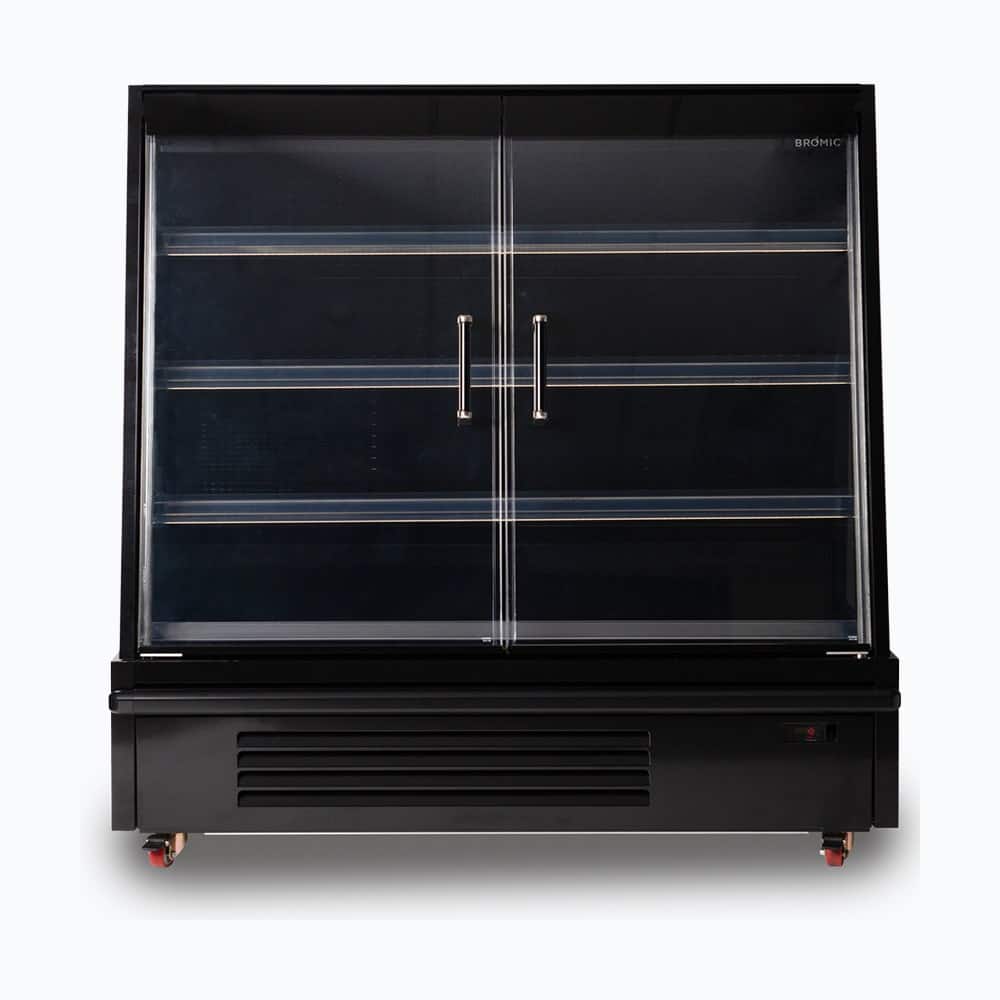 Bromic Semi Vertical Display Fridge - Gondola - 1580mm - 2 Doors - Hinged