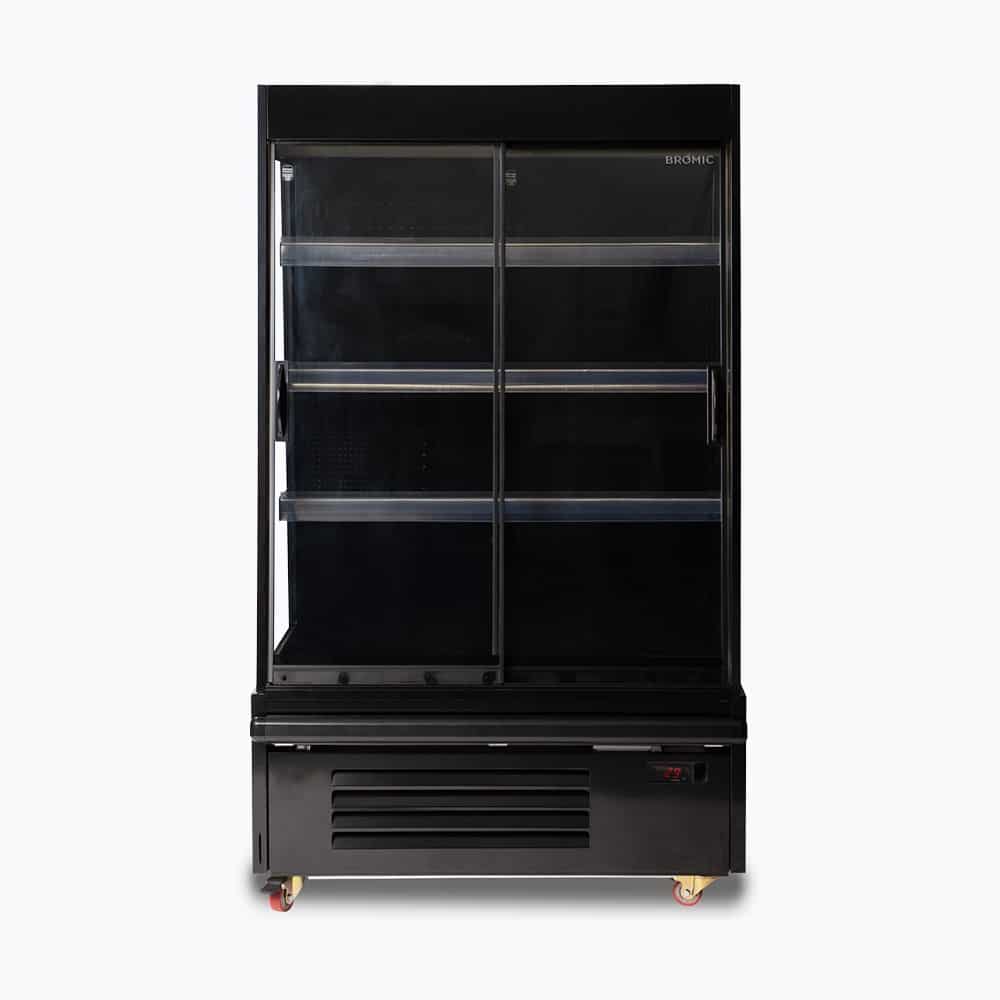 Bromic Semi Vertical Display Fridge - 938mm - 2 Doors - Sliding