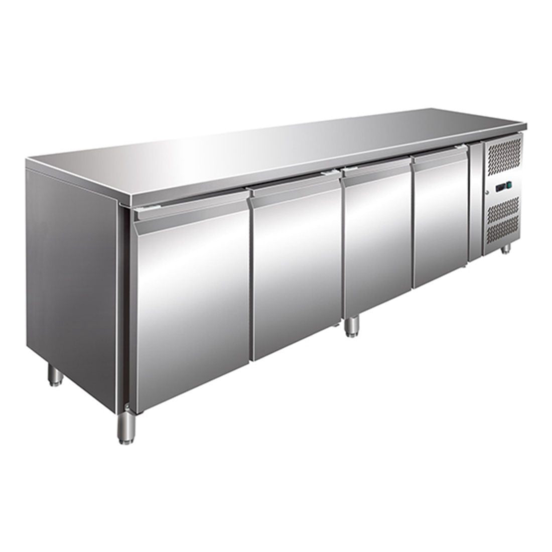 Thermaster TROPICALISED 4 Door Gastronorm Bench Fridge - GN4100TN