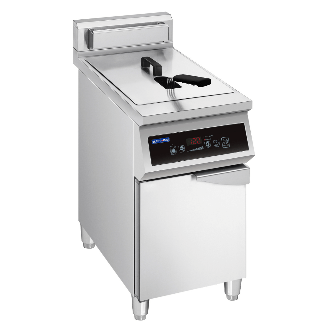Electmax 700 Series Induction Single Fryer with Splashback - IFS7-30L