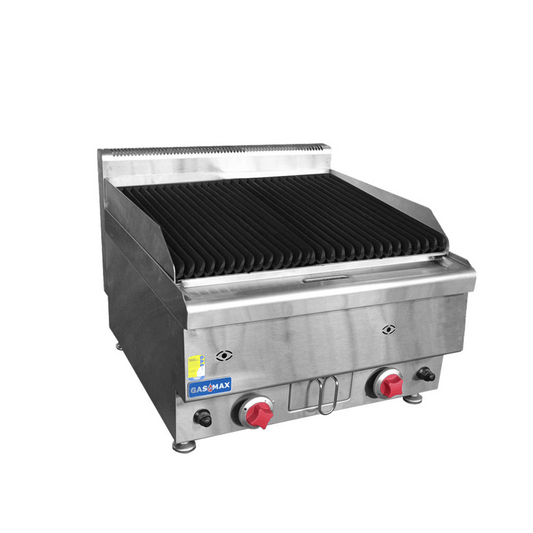 Gasmax Benchtop 2 Burner Chargrill - JUS-TRH60E