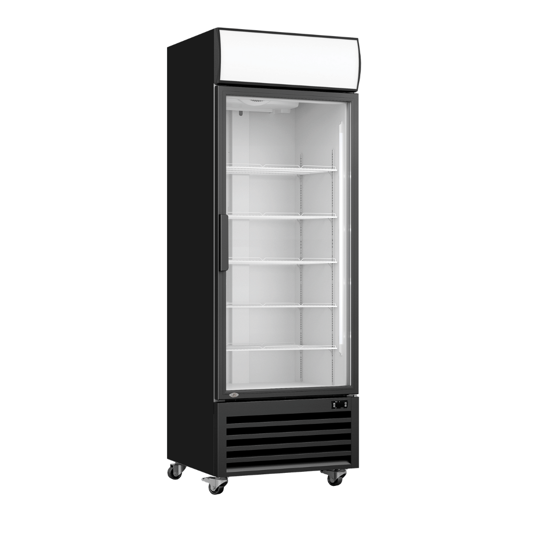 Thermaster Single Glass Door Colourbond Upright Drink Fridge - LG-370BP