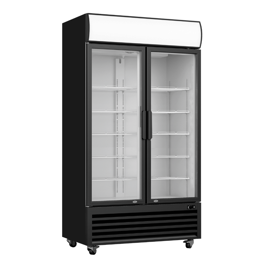 Thermaster Double Glass Door Colourbond Upright Drink Fridge - LG-580BP