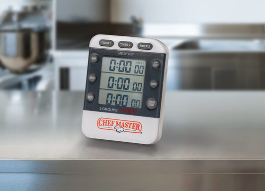 Chef Master 3 STAGE MEMORY TIMER