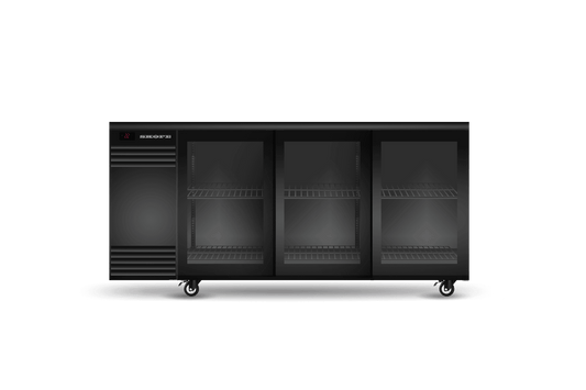 SKOPE BackBar 2 Glass Sliding Door Fridge