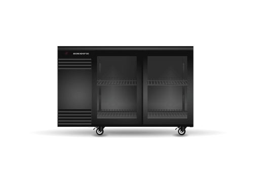 SKOPE BackBar 4 Glass Swing Door Fridge