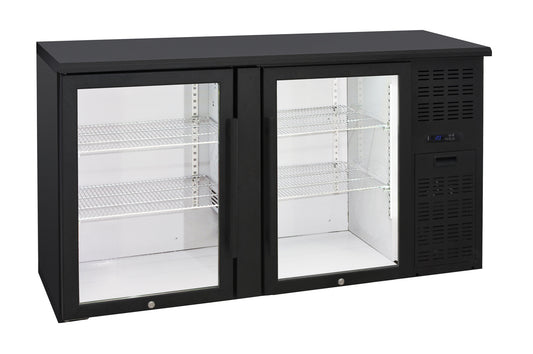 Anvil 2 Door Glass Door Back Bar