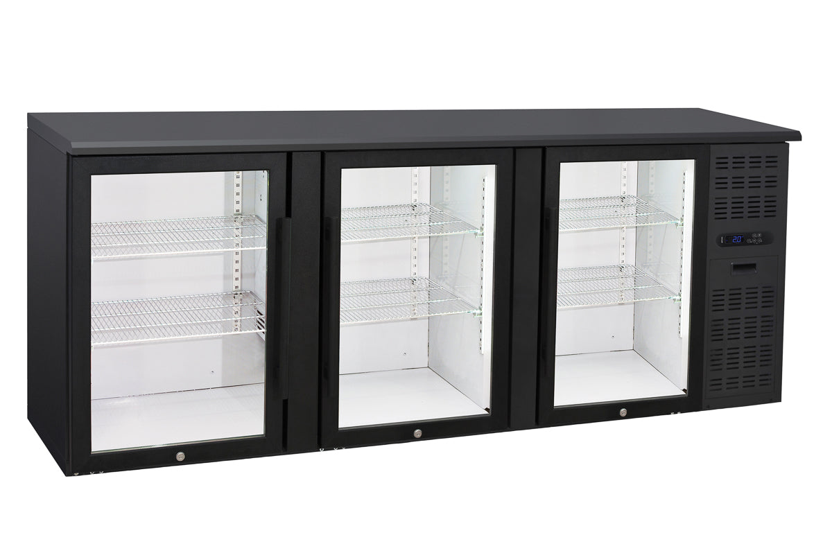 Anvil 3 Door Glass Door Back Bar