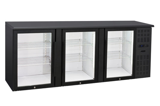 Anvil 3 Door Glass Door Back Bar