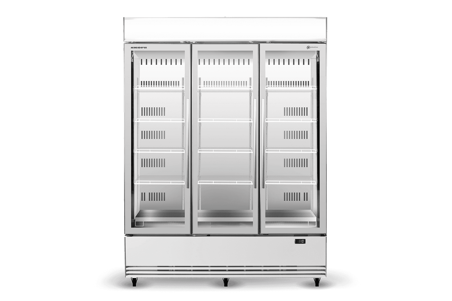 SKOPE BME1500N-A 3 Glass Door Display or Storage Fridge