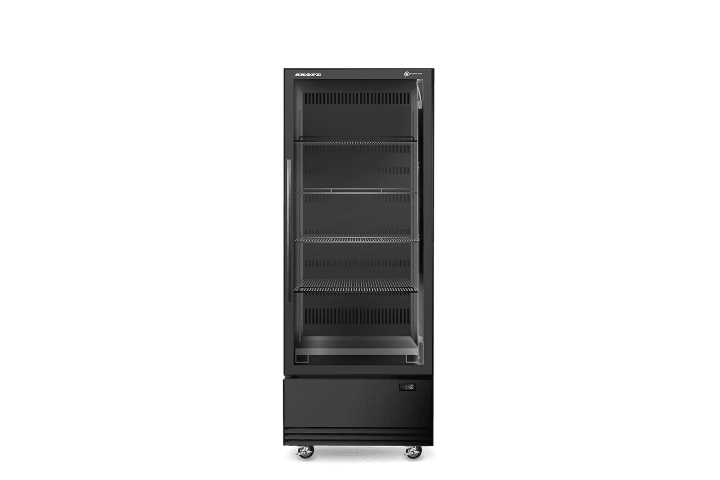 SKOPE BME1500N-AC 3 Glass Door Display or Storage Fridge, Lit Sign
