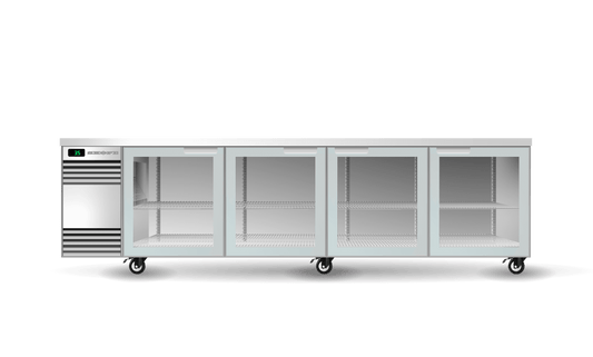SKOPE BackBar 3 Glass Swing Door CounterLine Fridge