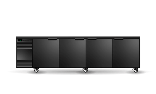SKOPE BackBar 3 Solid Swing Door CounterLine Fridge