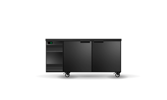 SKOPE BackBar 4 Glass Sliding Door CounterLine Fridge