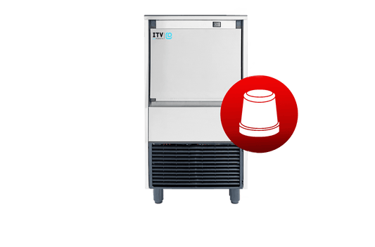 SKOPE GALA NG30 A Self Contained Drain Pump Ice Cube Maker R290