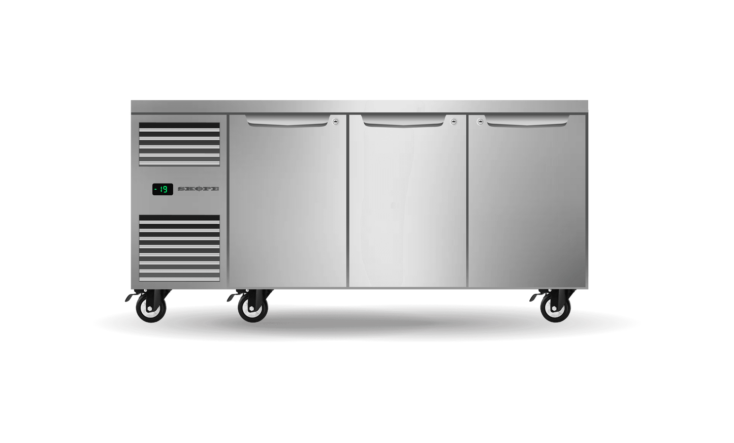 SKOPE Two Solid Door Underbench GN1/1 Freezer