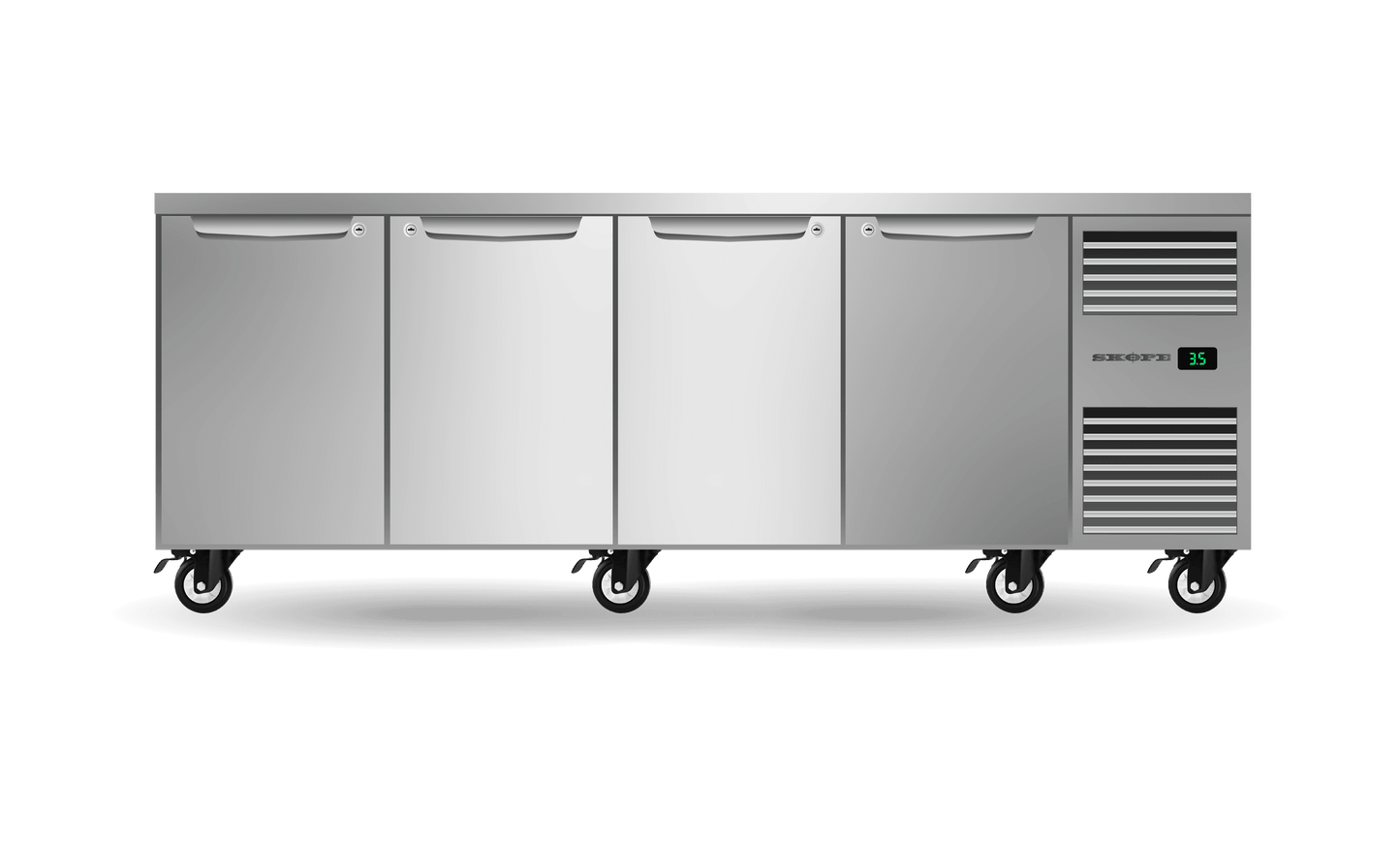 SKOPE Six Drawer, Two Bay, Underbench GN 1/1 Fridge