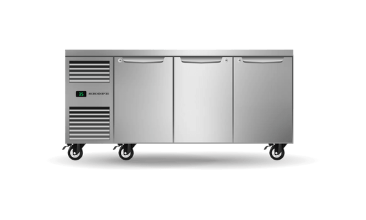 SKOPE Three Solid Door Underbench GN 1/1 Right Hand Fridge