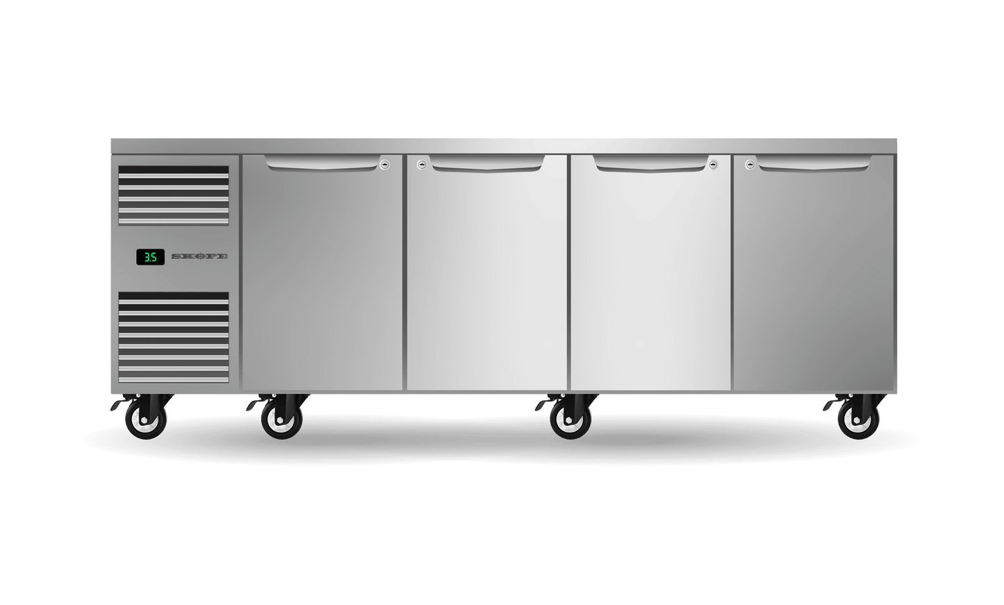 SKOPE Four Solid Door Underbench GN 1/1 Right Hand Fridge