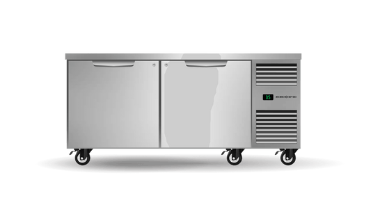 SKOPE Two Solid Door Underbench GN2/1 Freezer