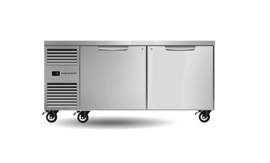 SKOPE Two Solid Door Underbench GN2/1 Fridge