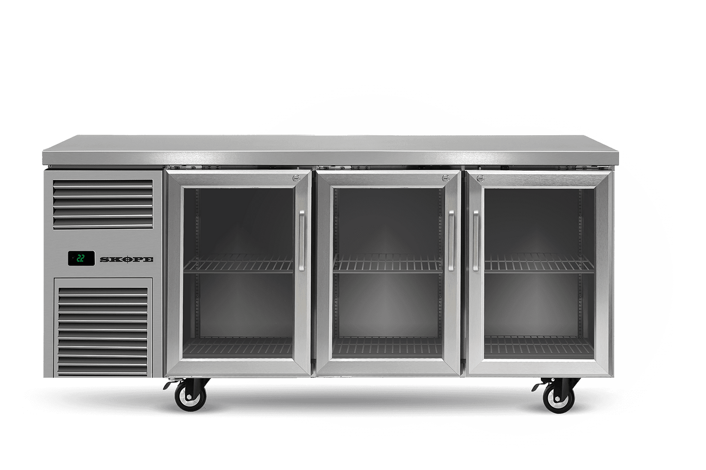 SKOPE ReFlex 2 Glass Door Underbench GN 1/1 Compatible Fridge