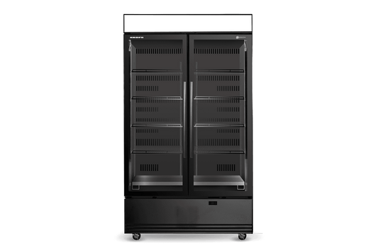 SKOPE SKB1200N-A 2 Glass Door Display or Storage Fridge