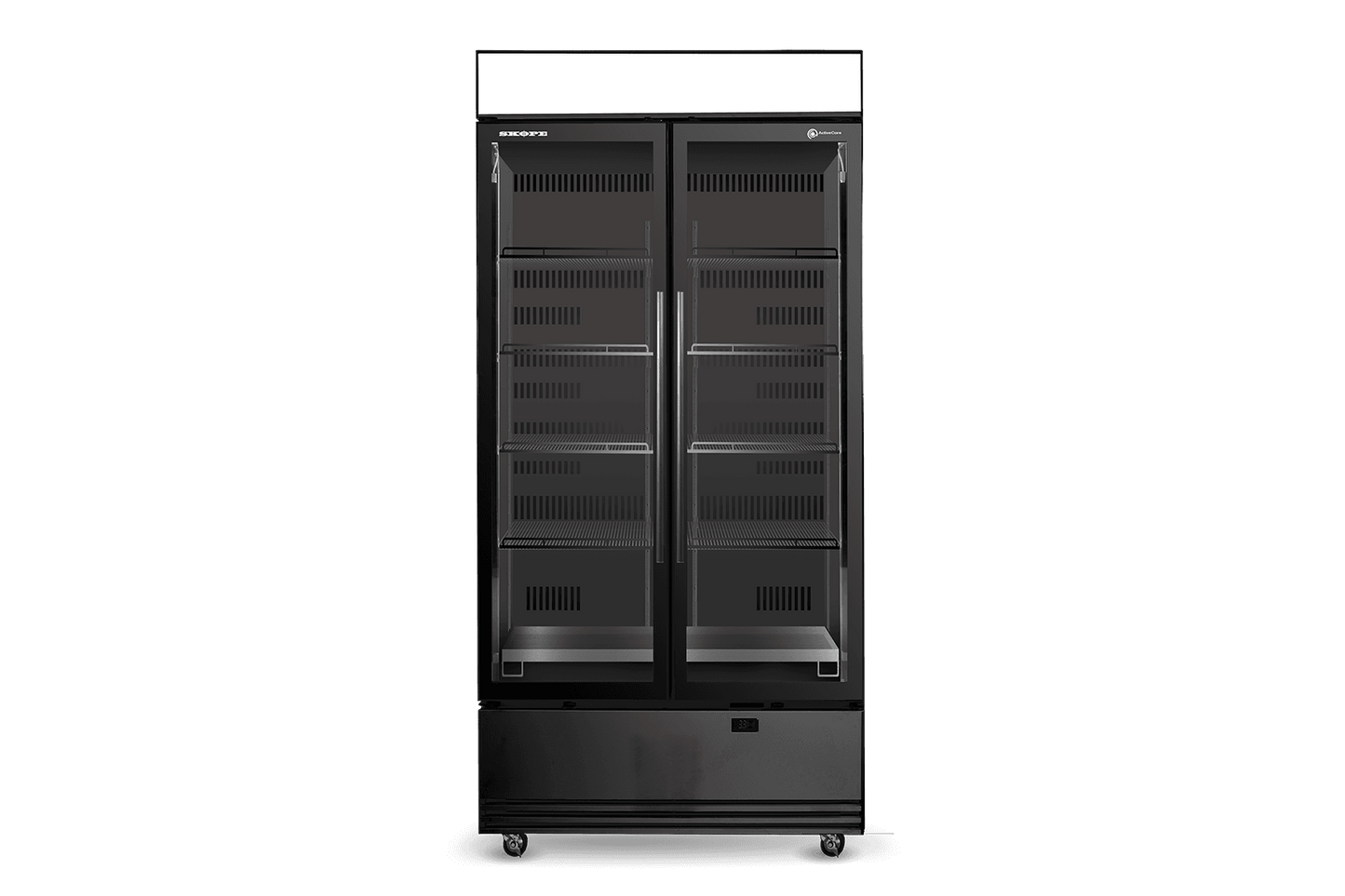 SKOPE SKB900N-A 2 Glass Door Display or Storage Fridge