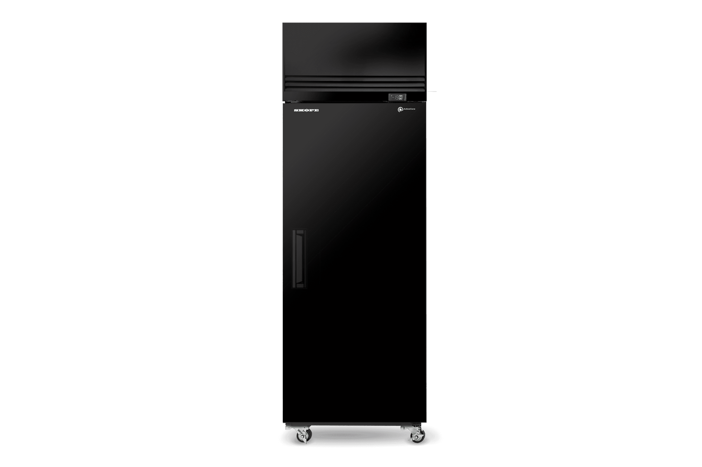 SKOPE SKFT1500N-AC 3 Glass Door Upright Display or Storage Freezer, Lit Sign