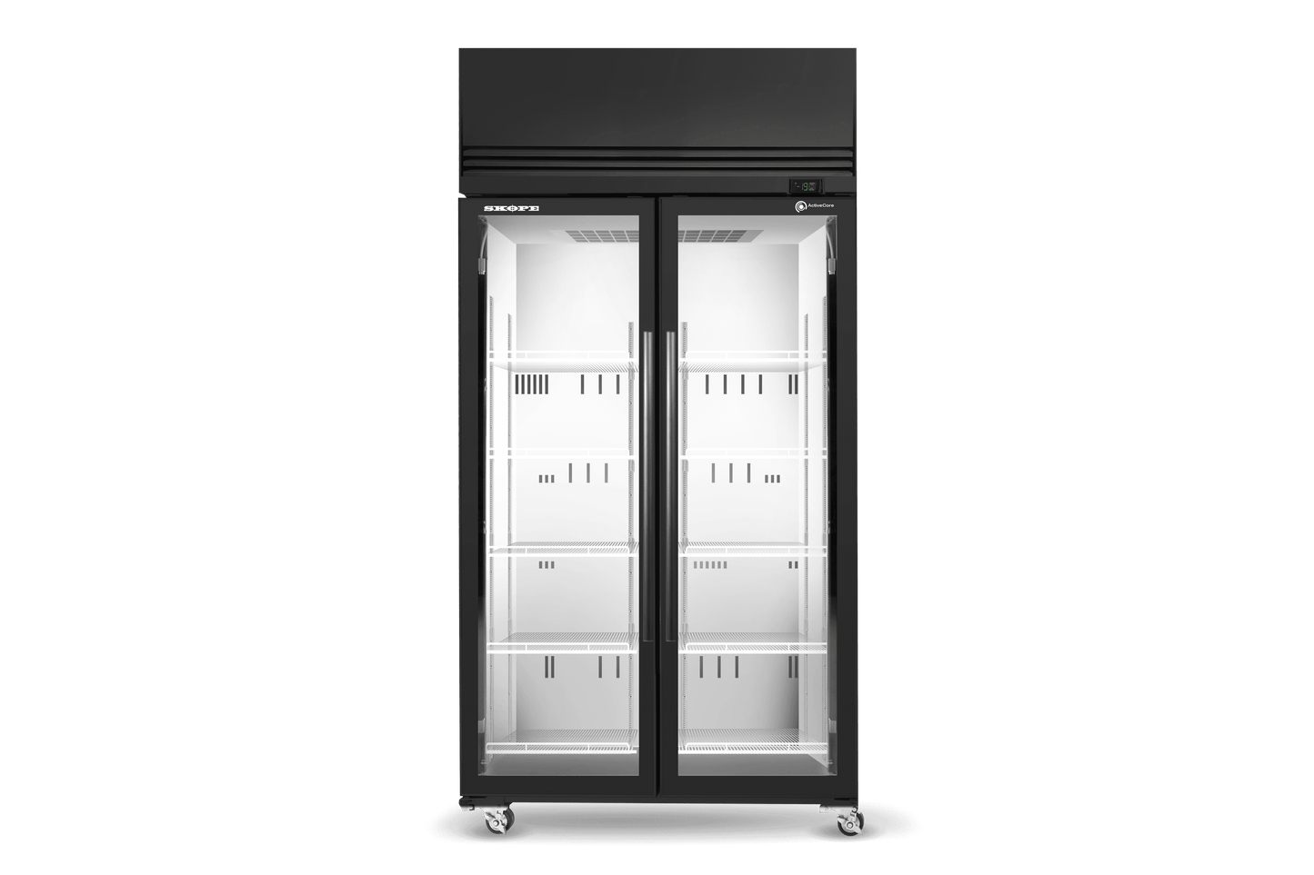 SKOPE SKFT650N-AC 1 Glass Door Upright Display or Storage Freezer, Lit Sign