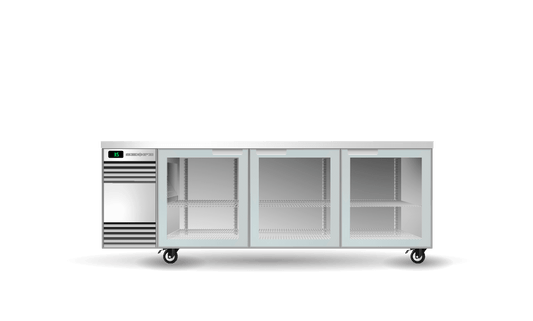 SKOPE BackBar 2 Glass Swing Door SlimLine Fridge