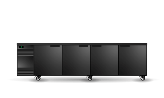SKOPE BackBar 3 Solid Swing Door SlimLine Fridge