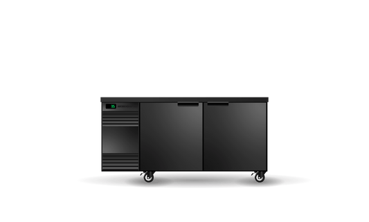 SKOPE BackBar 4 Glass Sliding Door SlimLine Fridge