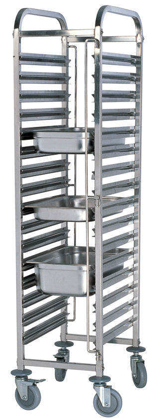 Anvil Stainless Steel 15 Tier GN Trolley