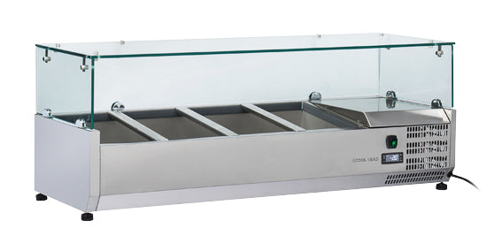 Anvil 1200 Glass Refrigerated Ingredient Well