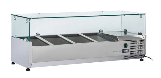 Anvil 1200 Glass Refrigerated Ingredient Well
