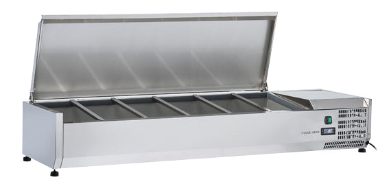 Anvil 1500 Stainless Steel Lid Refrigerated Ingredient Well