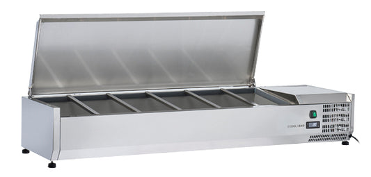 Anvil 1500 Stainless Steel Lid Refrigerated Ingredient Well