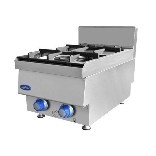 Cookrite 2 BURNER COOK TOP 650 LPG AT65G2B-C-LPG