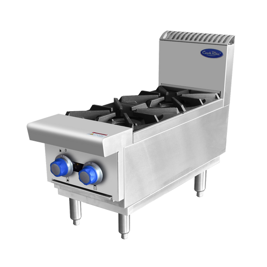 Cookrite OPEN 2 BURNER COOK TOPS NG AT80G2B-C-NG