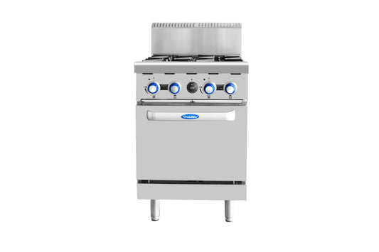 Cookrite 4 BURNERS WITH OVEN NG AT80G4B-O-NG