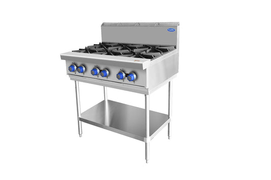 Cookrite 6 BURNER COOK TOP LPG AT80G6B-F-LPG